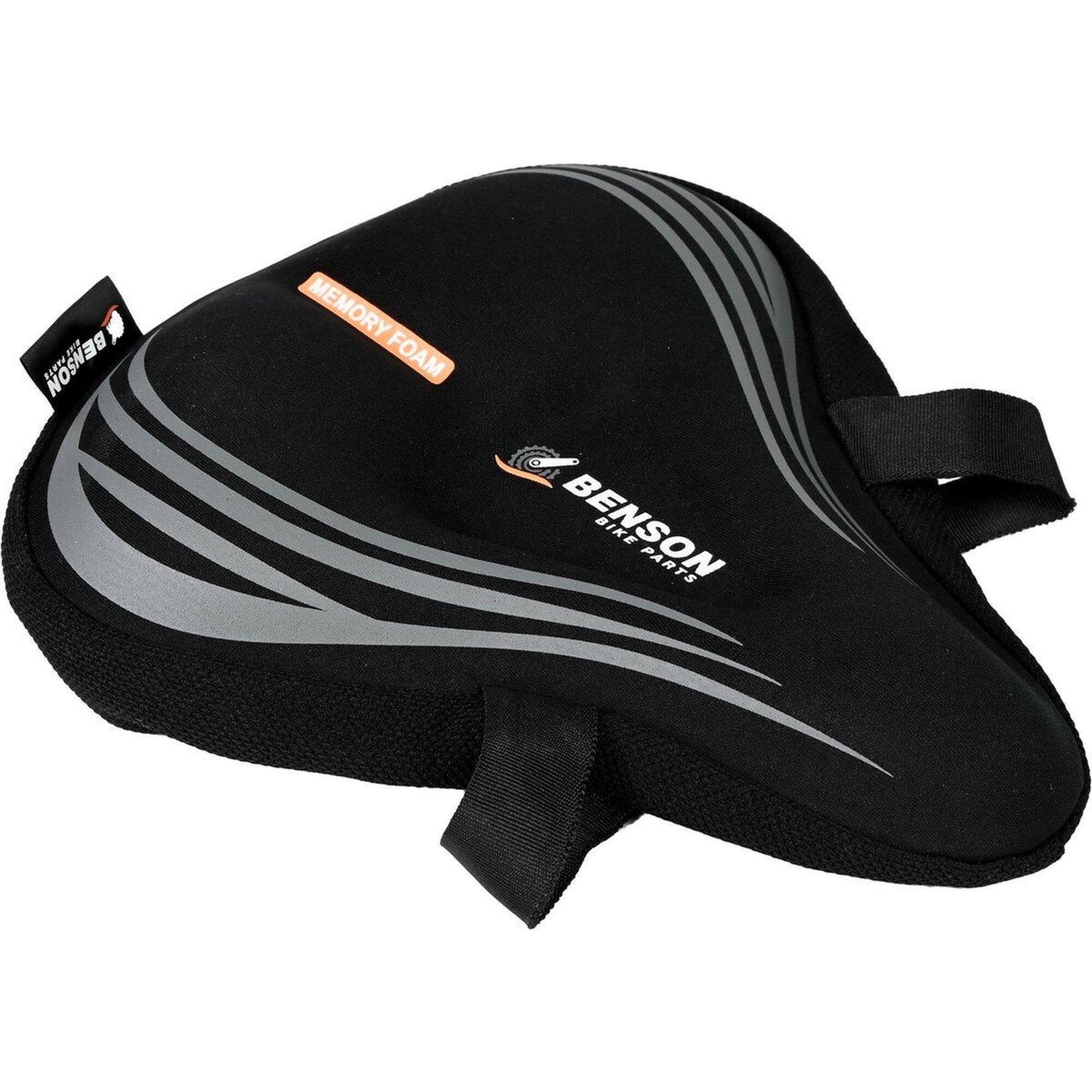 Benson - Housse De Selle Vélo Mousse Tech - Noir - Couvre-selle Femmes/hommes - Couvre-selle - No Size - Decathlon