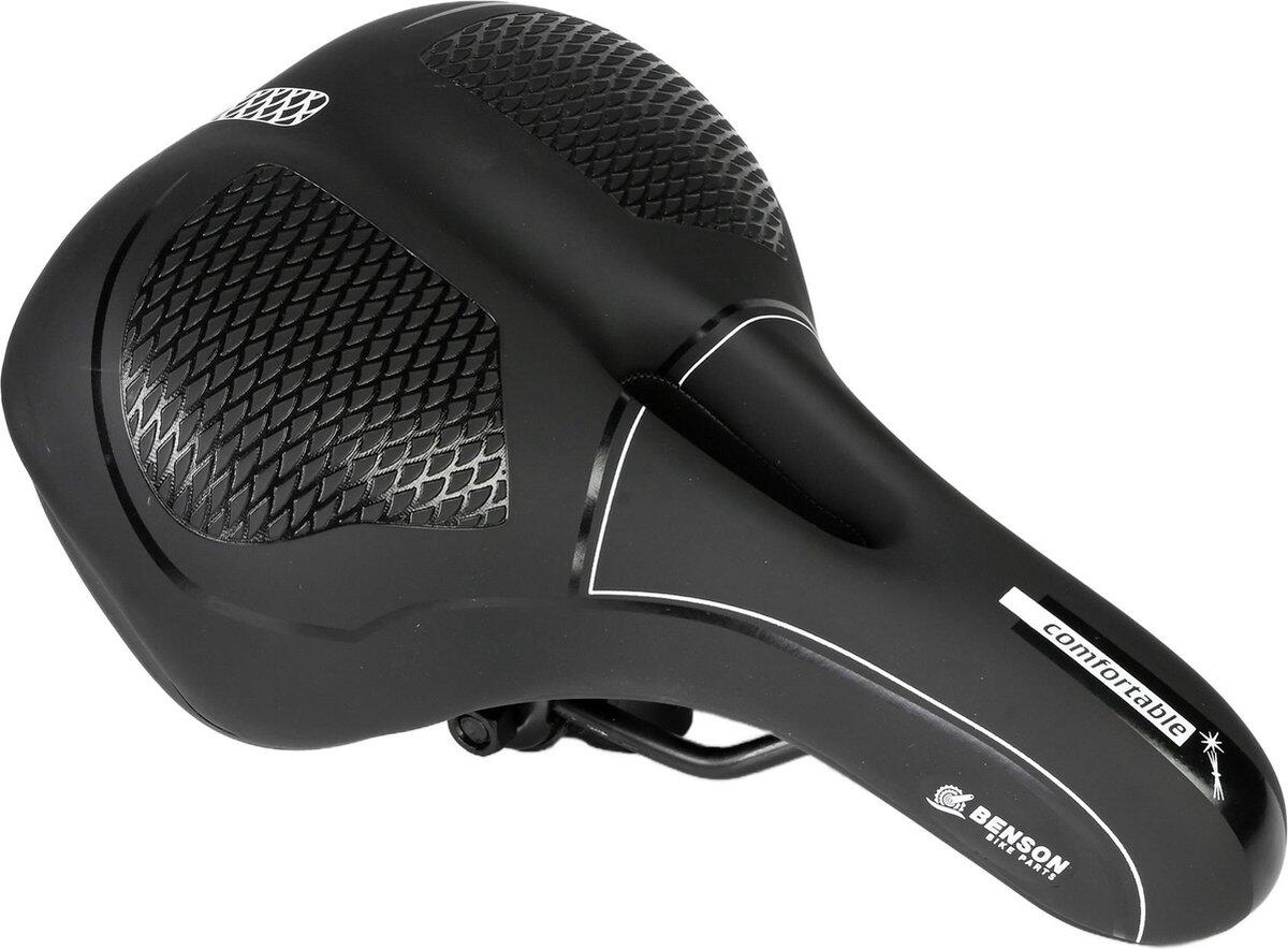 BENSON Fietszadel Heren Comfort Zwart Waterdicht