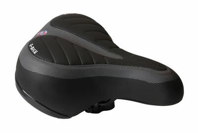 Fietszadel comfort dames - selle fiets zwart waterdicht