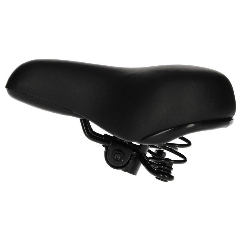 Selle de vélo Dames/Hommes Siège Gel Confort Noir