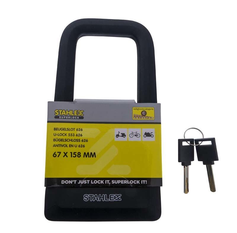 Cadenas pour vélo en U 626 67 x 158 mm 6/6