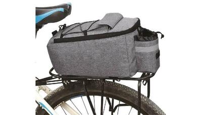 Enkele fietstas koeltas 7 liter grijs