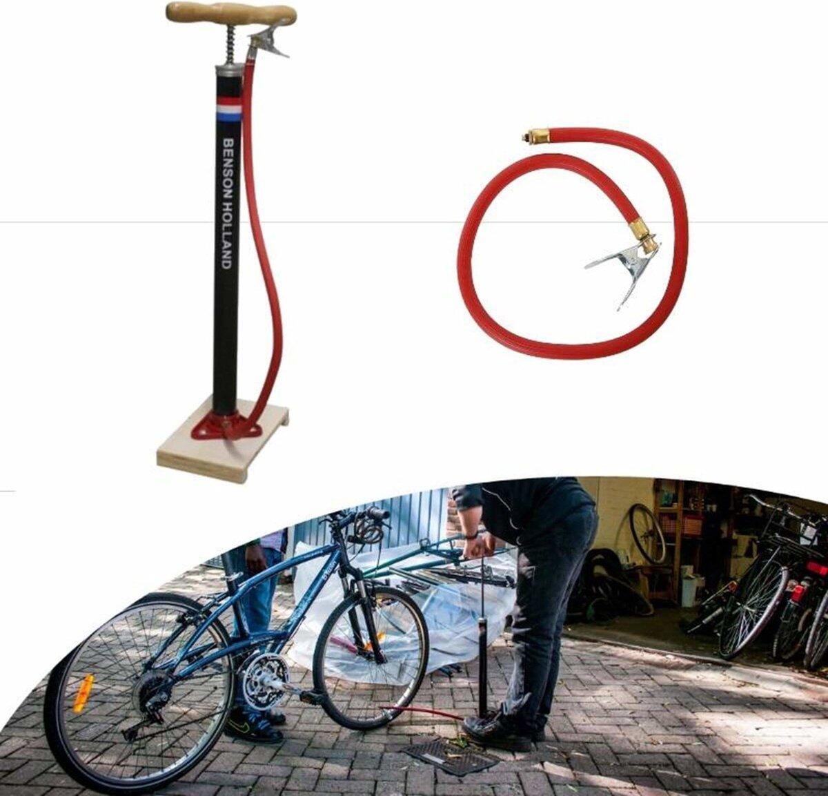 pompe à vélo en laiton 1920's (herse/goeland peugeot ancien