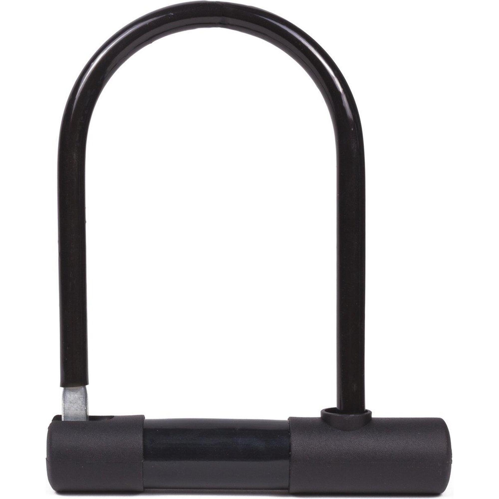 Stahlex - Cadenas Pour Vélo Cadenas En U Noir 150x185mm - Antivol - Noir - No Size - Decathlon