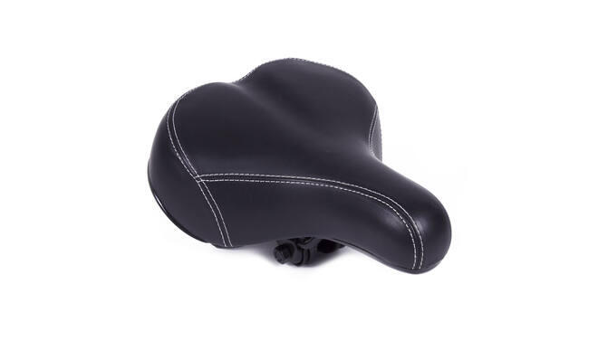 BENSON Fahrradsattel Schwarz - Selle Comfort Gel Sattel Herren/Damen