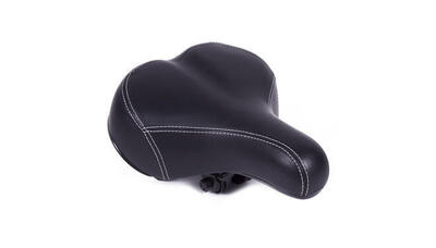 Fietszadel zwart - selle comfort gelzadel heren/dames