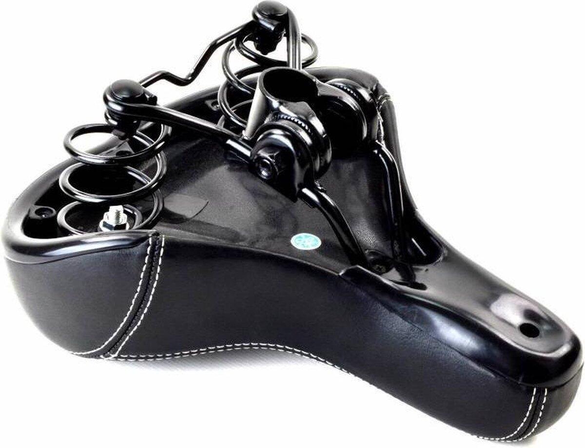 Sillín de bicicleta negro - Sillín de gel Selle Comfort para hombre/mujer 3/5