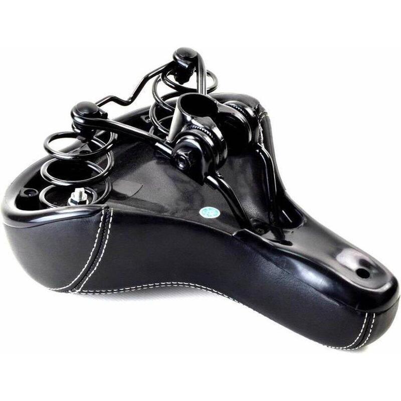 Selle de vélo Noir - Selle Confort Gel Hommes/Femmes