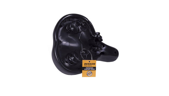 Sillín de bicicleta negro - Sillín de gel Selle Comfort para hombre/mujer 5/5