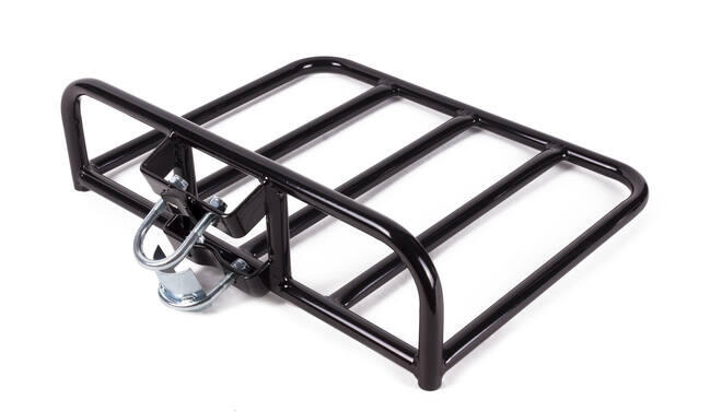 Portaequipajes delantero para bicicleta urbana negra 4/6
