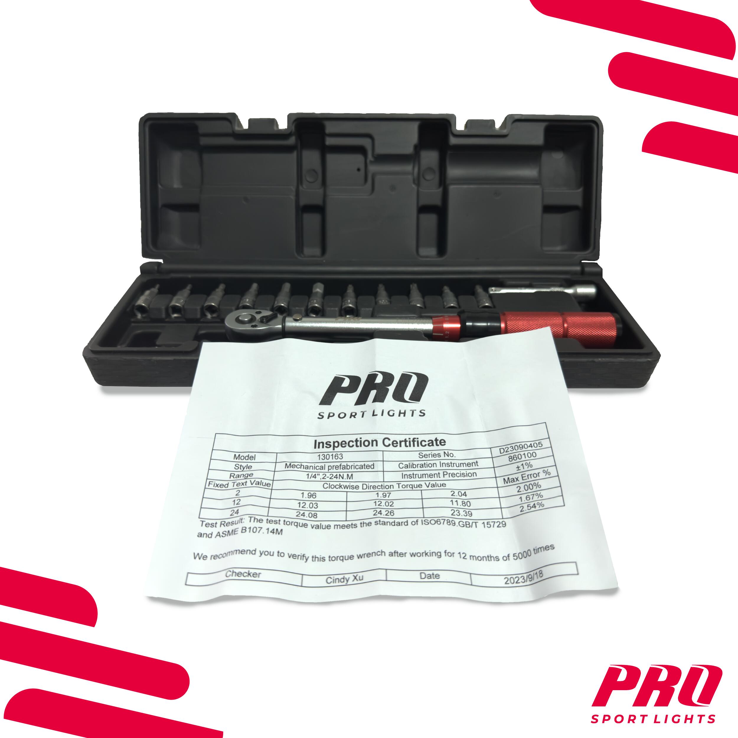Momentsleutel Set Royal 2-24 Fiets 1/4 Fietsgereedschap 5/8