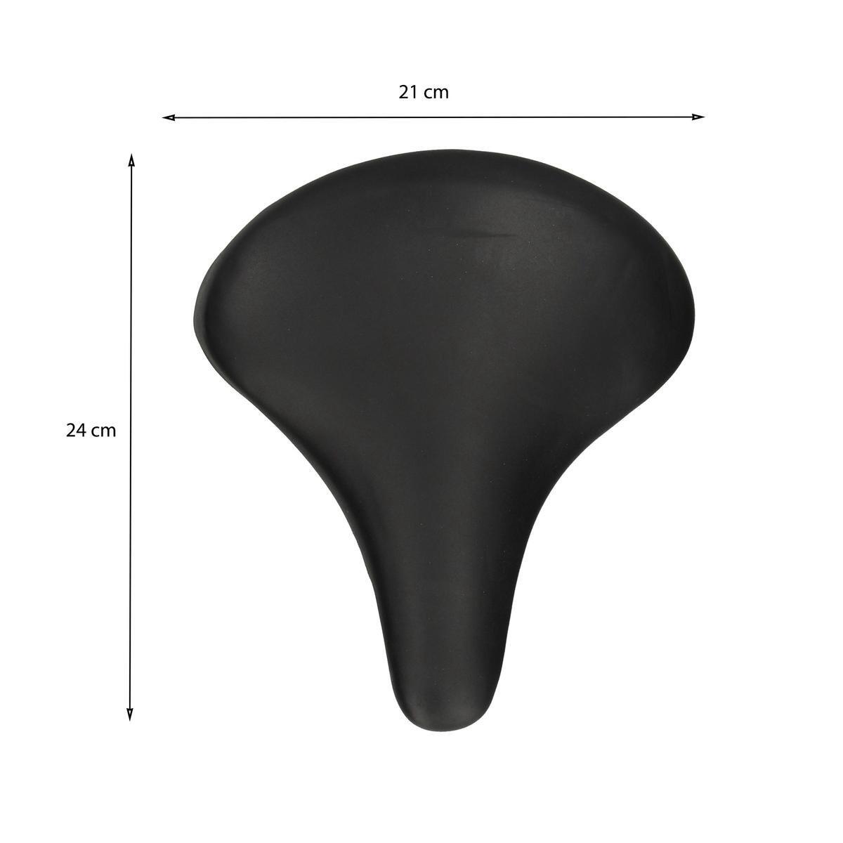 Selle de vélo universelle noire avec suspension - Confortable Unisexe 5/5