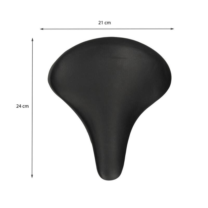 Selle de vélo universelle noire avec suspension - Confortable Unisexe