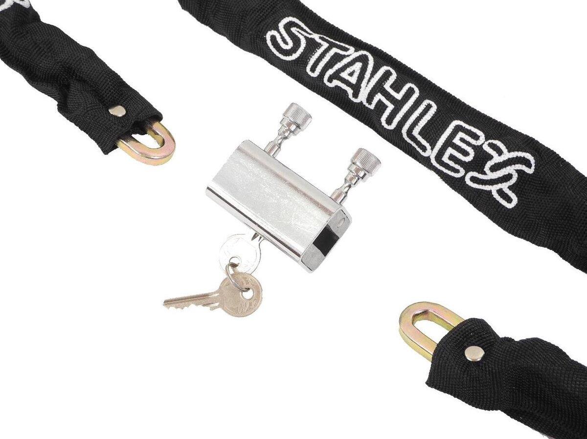 Cadenas pour vélo Cadenas à chaîne 8mm x 120cm noir 2/7