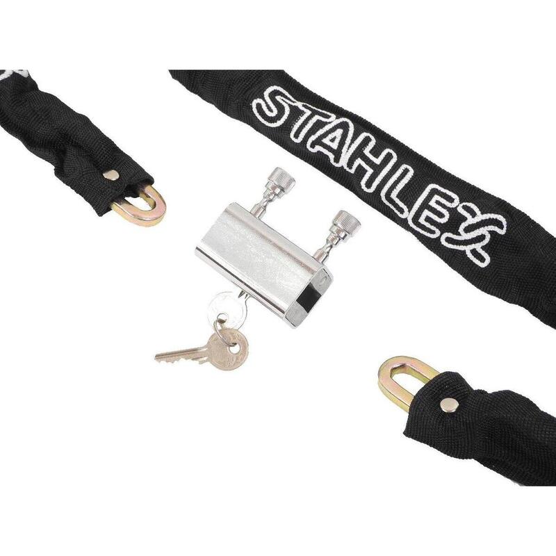 Cadenas pour vélo Cadenas à chaîne 8mm x 120cm noir