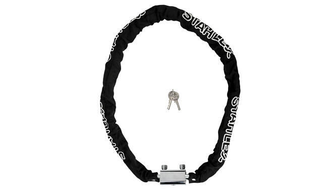 Cadenas pour vélo Cadenas à chaîne 8mm x 120cm noir 6/7
