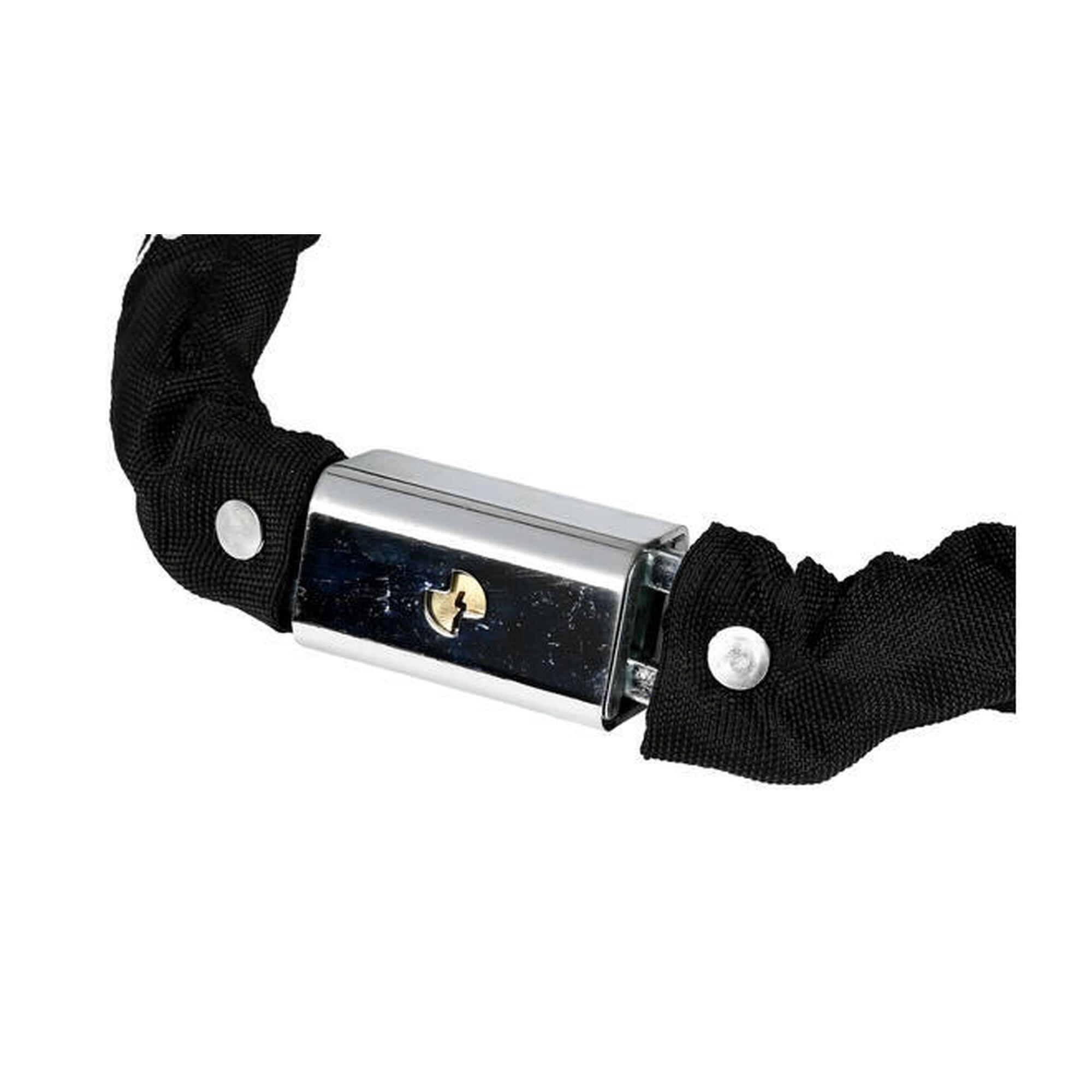Cadenas pour vélo Cadenas à chaîne 8mm x 120cm noir