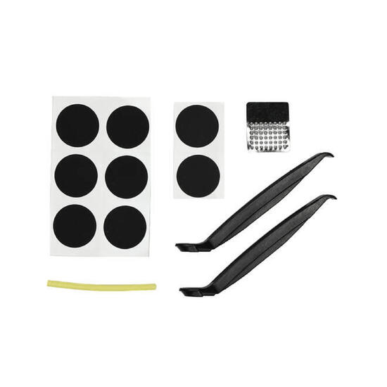 Zestaw naprawczy do rowerów, 12 elementów, naprawa opon