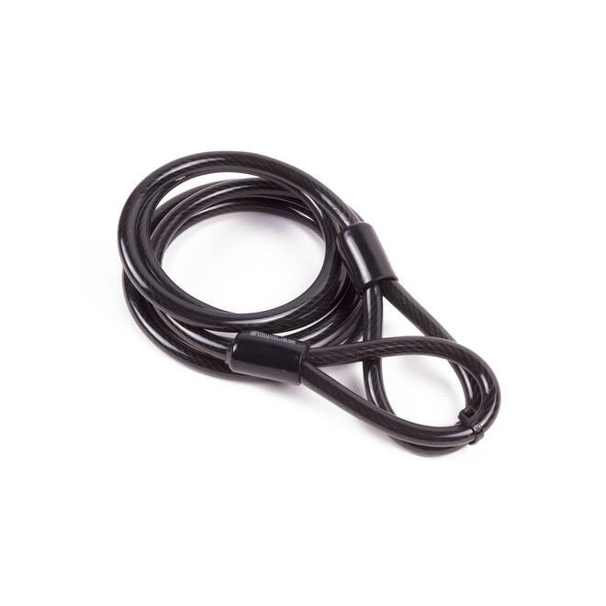 Câble en acier pour antivol de vélo avec boucles 8 mm x 1,5 mètres