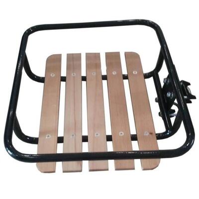 Voordrager fiets zwart bagagedrager