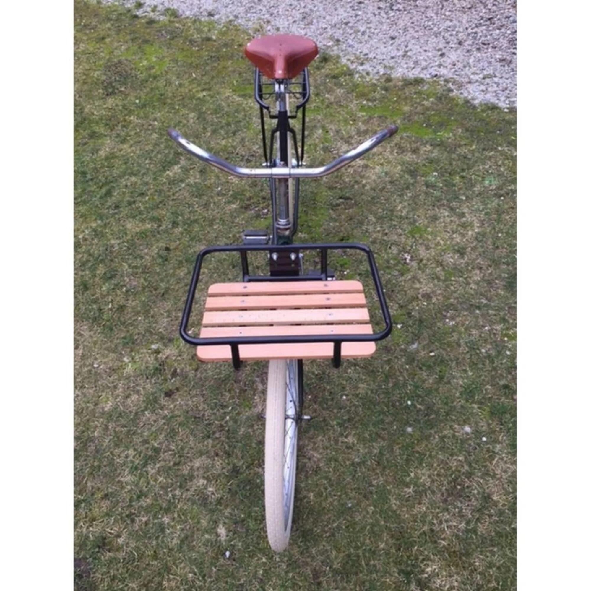 Przedni bagażnik rowerowy czarny 2/4