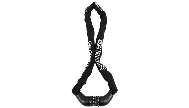 Cadenas à chaîne Ø5.5mm/90cm cadenas à combinaison noir 2/4