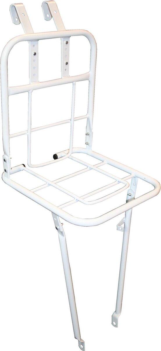 BENSON Voordrager Pakdrager Fiets Wit
