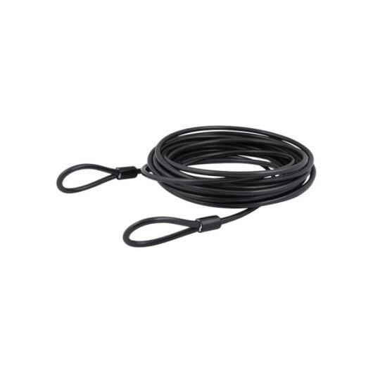 Lucchetto per bicicletta con cavo in acciaio ad anello 8 mm x 10 metri 2/5
