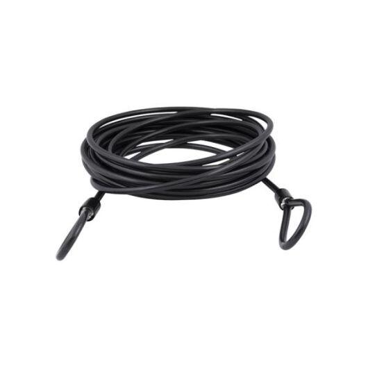 Lucchetto per bicicletta con cavo in acciaio ad anello 8 mm x 10 metri 4/5