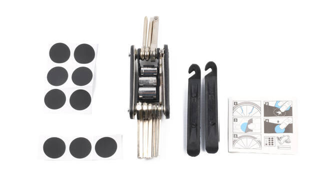 BENSON Fiets Banden Reparatieset Met Tas - 17 delig