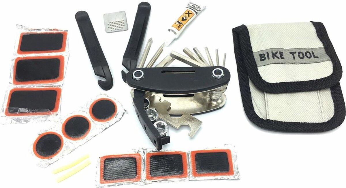 Fiets Banden Reparatieset Met Tas - 17 delig 2/6