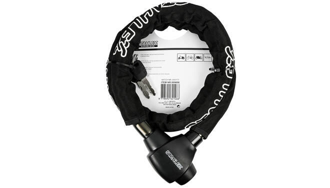 Cadenas blindé - Ø 22 x 1200 mm Noir 4/5