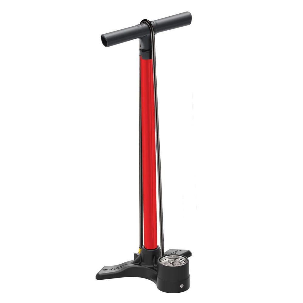 Lezyne Macro Bodenantrieb Bodenpumpe Rot 2/5