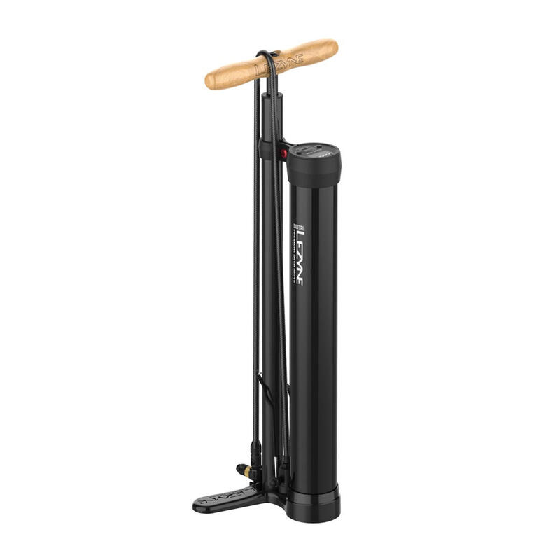Lezyne Digital Pressure Over Drive, pompă podea tubeless, 63.5 cm, negru.