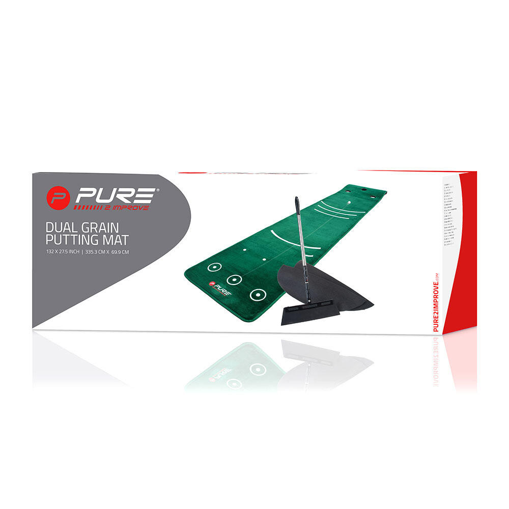 Pure2Improve Puttingmat 3.35 meter Met Bezem 2/5