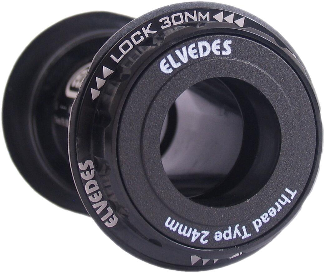 Boîtier de pédalier Elvedes PRESS-FIT 30 -> 24 mm (42 mm/46 mm) + Spacer 90,6/95 4/5