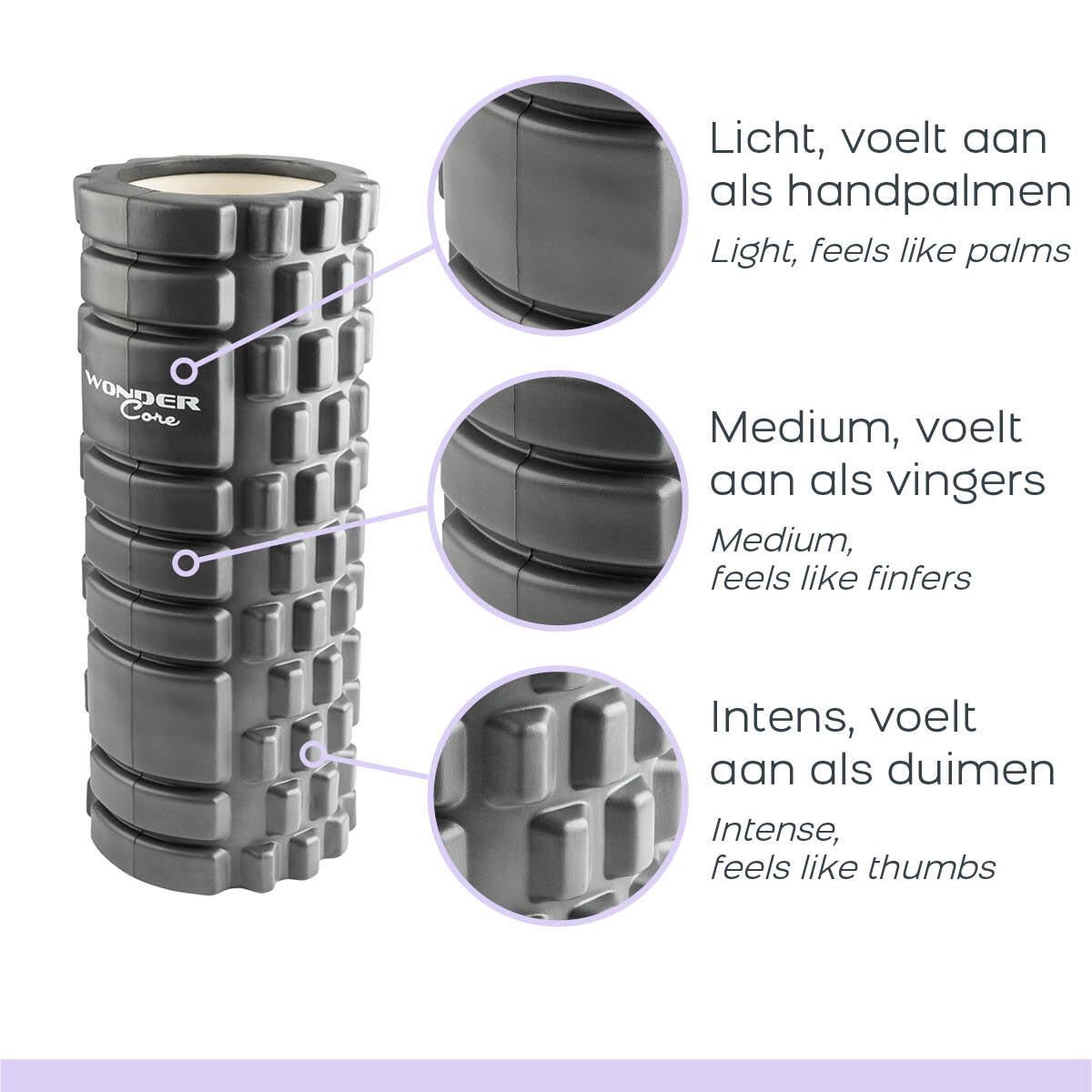 Wonder Core – Hollow Yoga Roller – 33cm 3/6