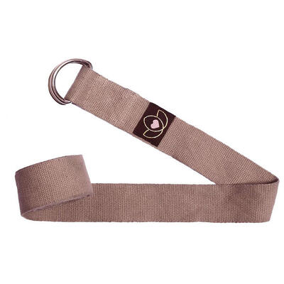 Lotus yoga riem extra lang taupe