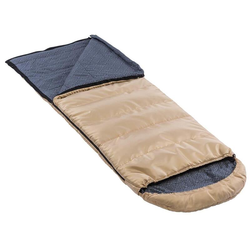 Sac de couchage Dundee - 220x80cm - camping - 3 saisons - jumelable - zip gauche