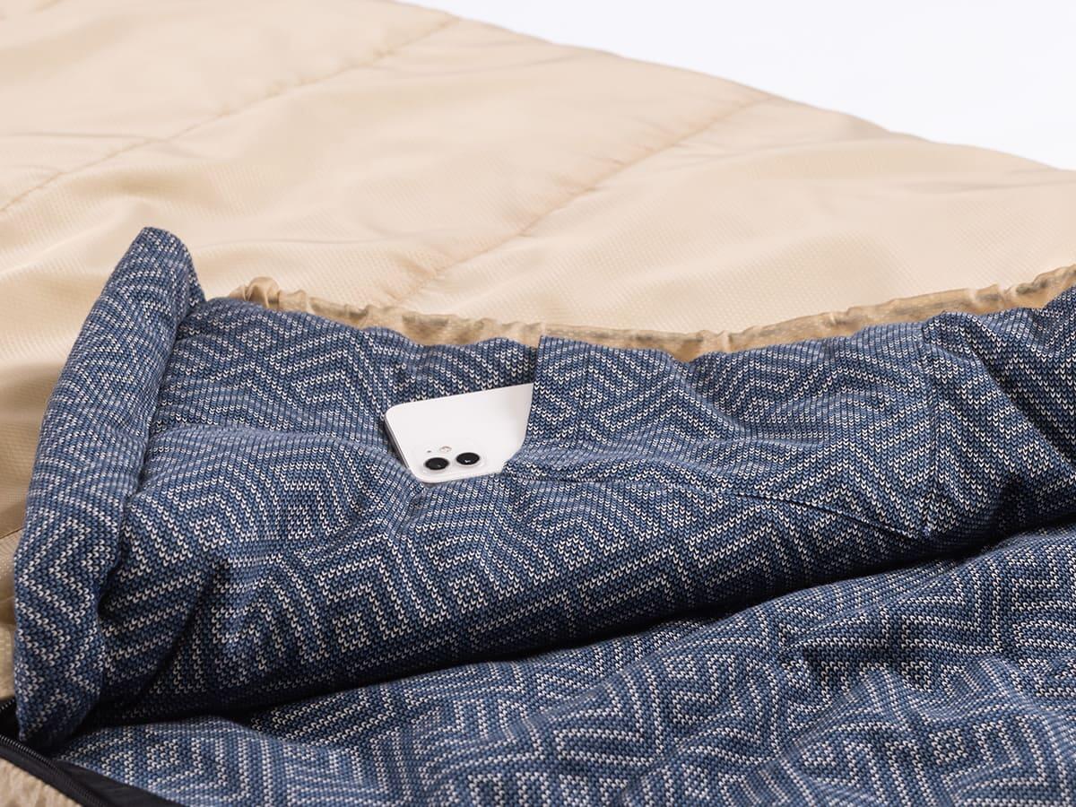 Sac de couchage Dundee - 220x80cm - camping - 3 saisons - jumelable - zip gauche 6/7