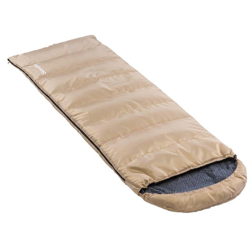 Sac de couchage Dundee - 220x80cm - camping - 3 saisons - jumelable - zip droite