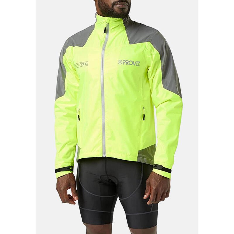 Jacke Nightrider gelb reflektierend