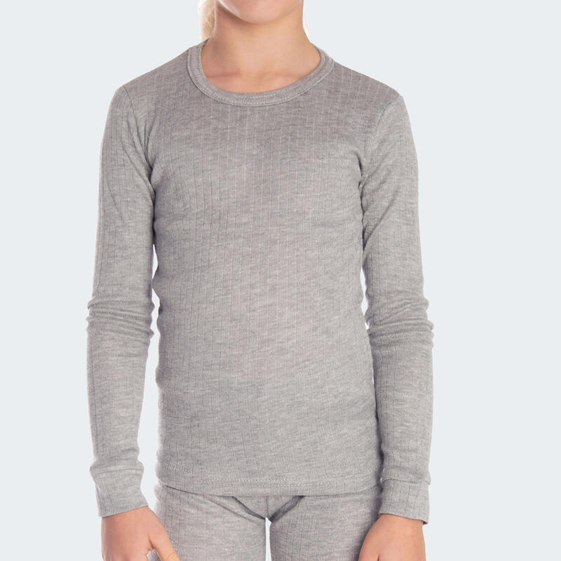 3 maglie termiche | Bambino | Intimo sportivo | Grigio