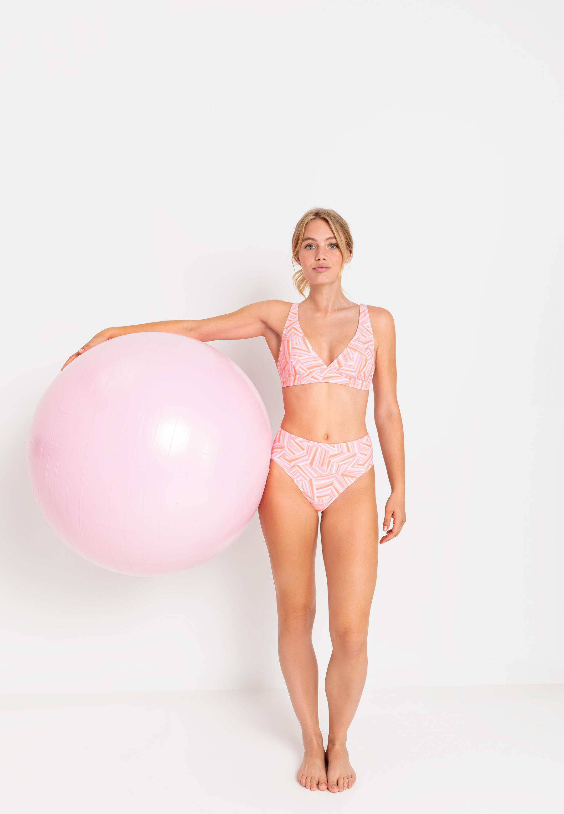 Damen Highwaist-Bikini-Hose 5/6