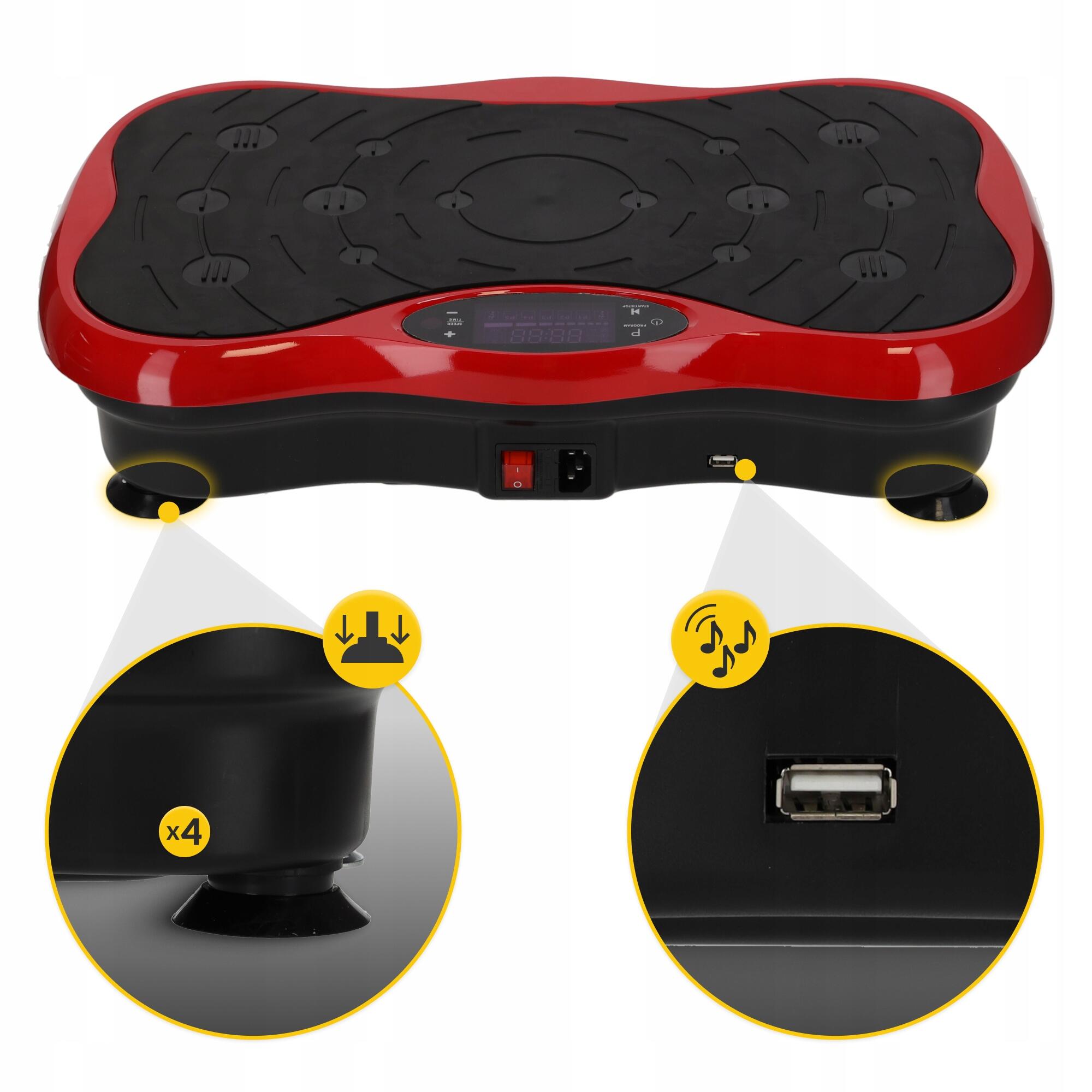 Piattaforma vibrante fitness 99 velocità 150kg 4FIZJO ULTRA+ 5/7