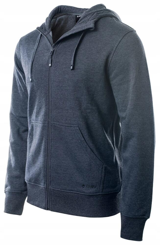 Felpa con Cappuccio Hi-Tec Silian II Blu Navy 2/5