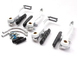 Kit V-brake BMX avant et arrière KHE PROMAX blanc