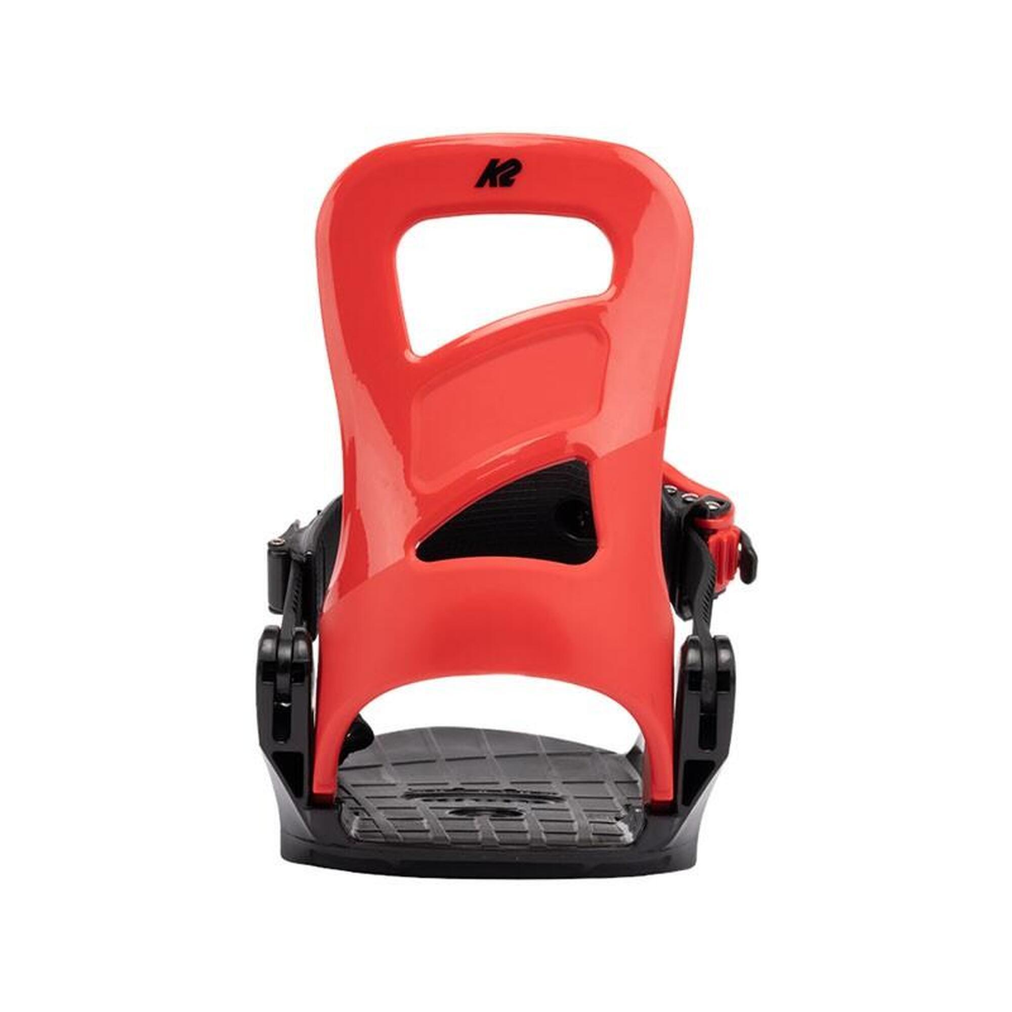 Wiązania snowboardowe K2 MINI TURBO Red 2023