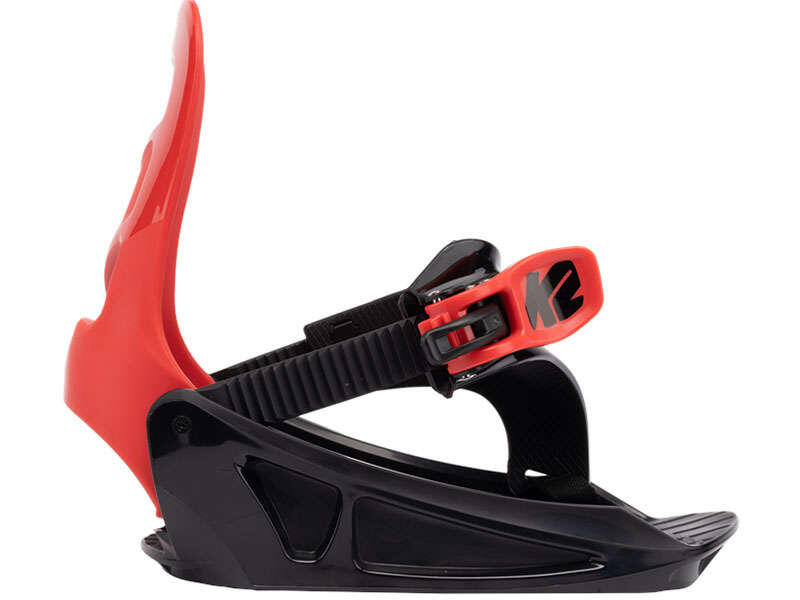 Wiązania snowboardowe K2 MINI TURBO Red 2023