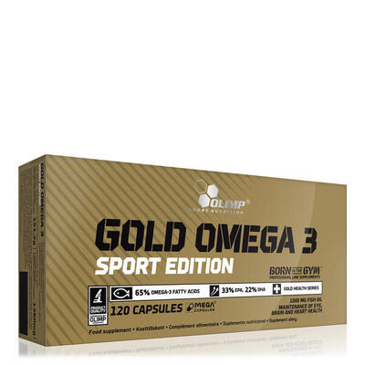 Omega 3 - gold omega 3 sport editie (120 caps)
